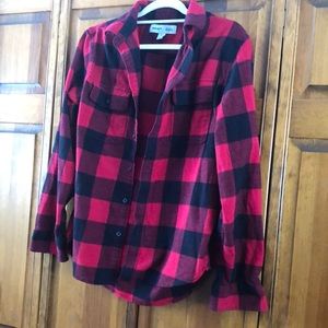 Old Navy Red Buffalo Plaid Falnnel